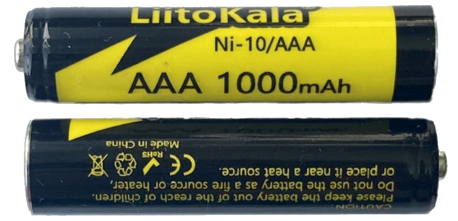Акумулятор LiitoKala AAA, Ni-10/AAA 1.2V 1000mAh battery, blister 1 pcs ціна 105 грн - фотографія 2