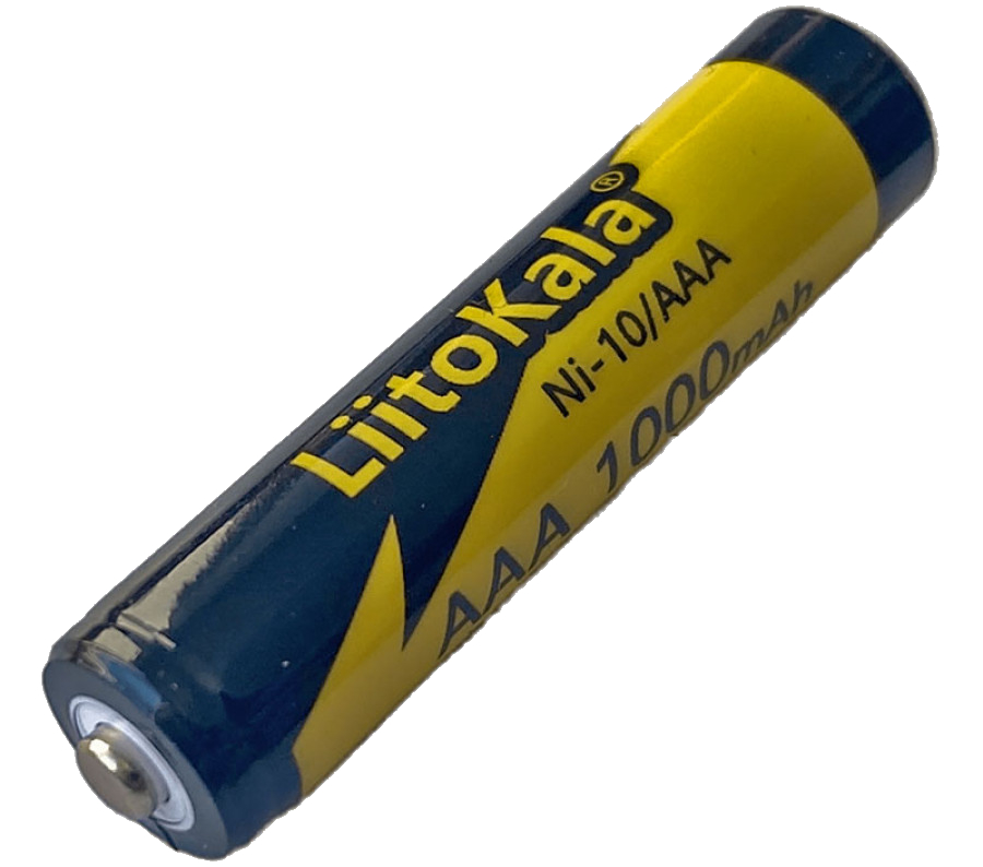 Акумулятор LiitoKala AAA, Ni-10/AAA 1.2V 1000mAh battery, blister 1 pcs в інтернет-магазині, головне фото