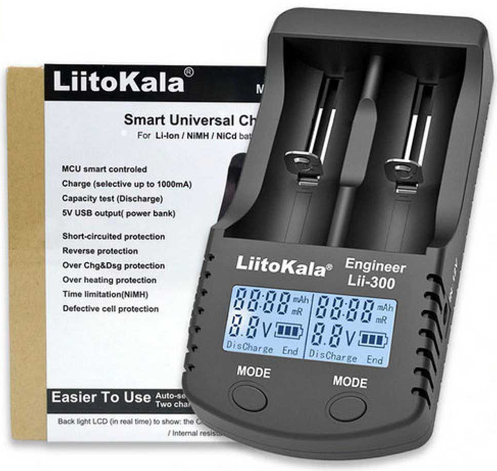 Зарядное устройство LiitoKala Lii-300 цена 940.00 грн - фотография 2
