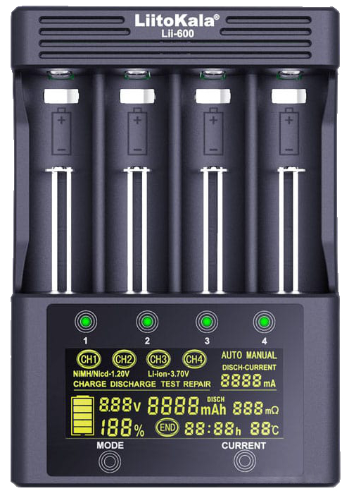 Зарядний пристрій LiitoKala Lii-600 в інтернет-магазині, головне фото