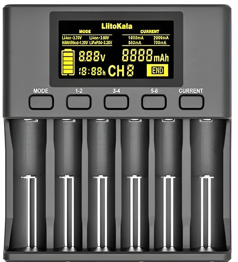Зарядное устройство LiitoKala Lii-S6 в интернет-магазине, главное фото