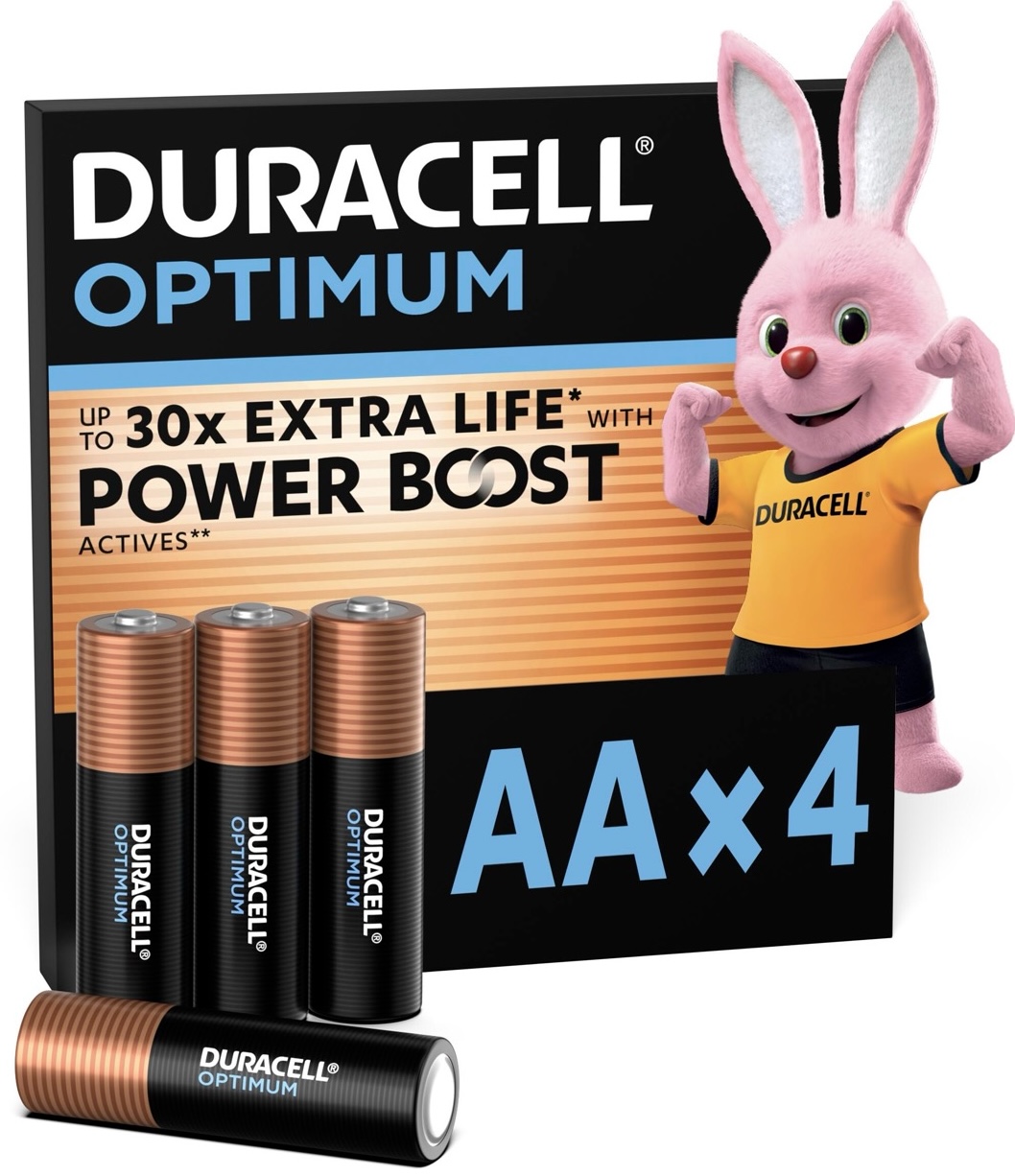 в продажу Батарейка Duracell Optimum AA 4 шт. (5000394158696) - фото 3