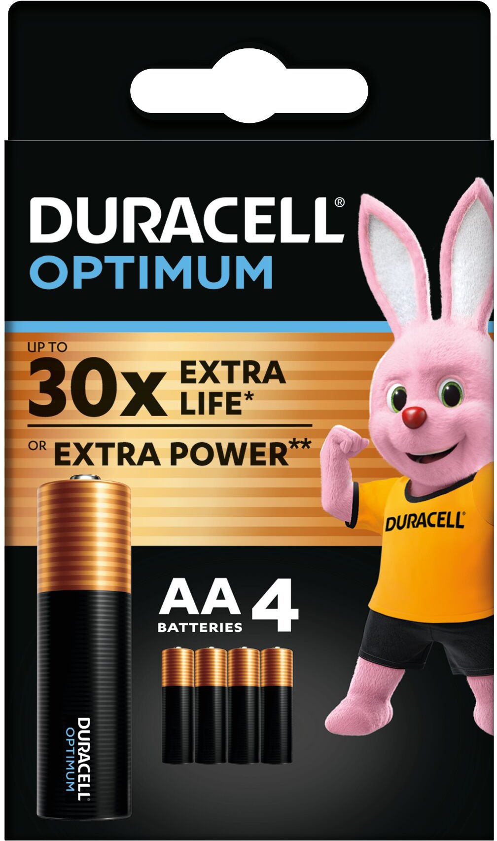 Duracell Optimum AA 4 шт. (5000394158696)