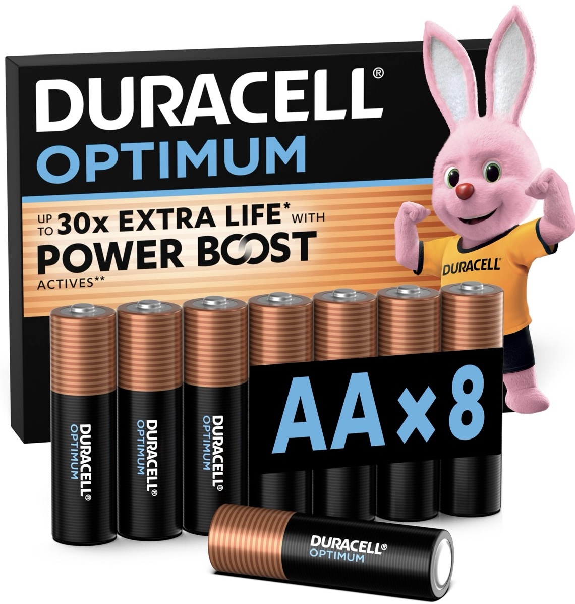 в продажу Батарейка Duracell Optimum AA 8 шт. (5000394158931) - фото 3