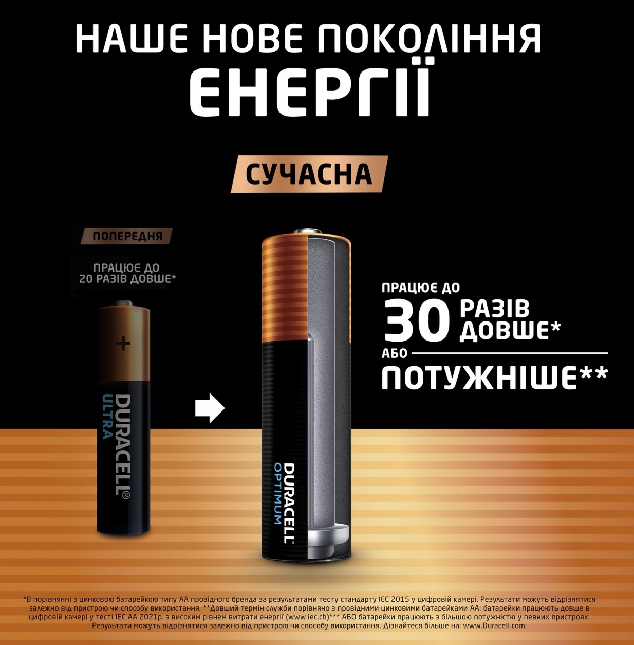 продаємо Duracell Optimum AA 8 шт. (5000394158931) в Україні - фото 4