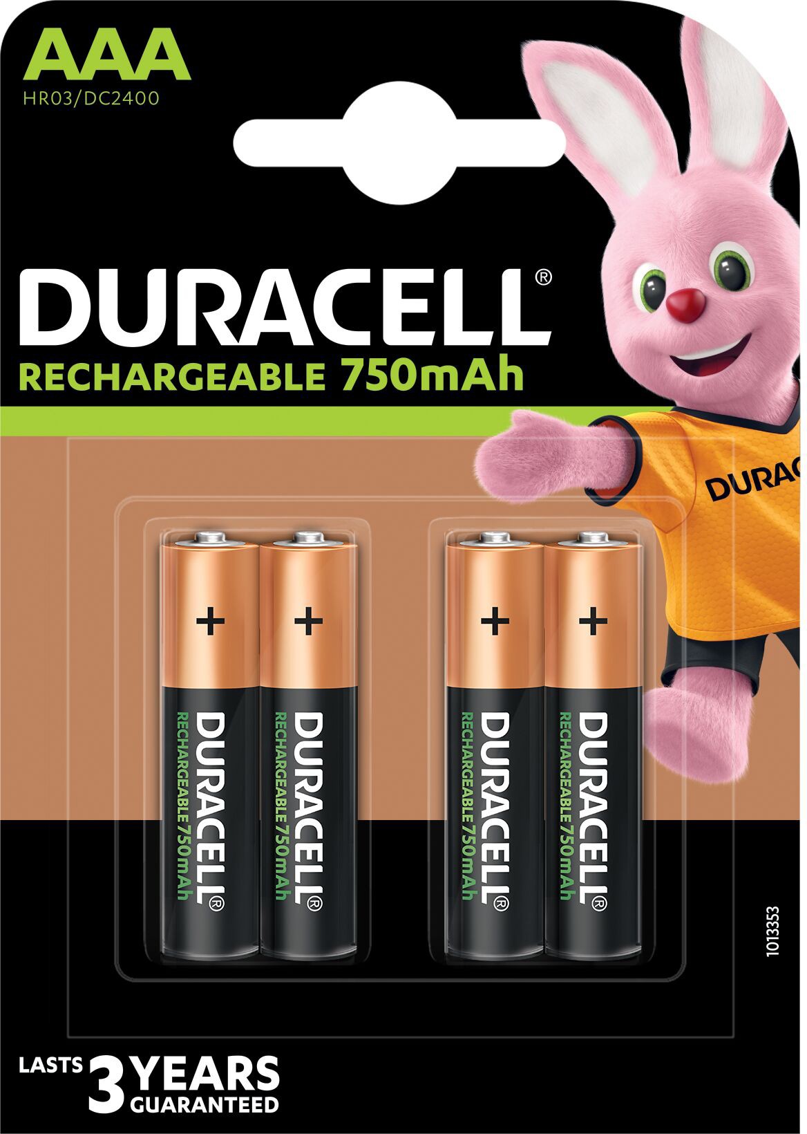 Акумулятор Duracell Recharge AAA 750 mAh 4 шт. ціна 629 грн - фотографія 2