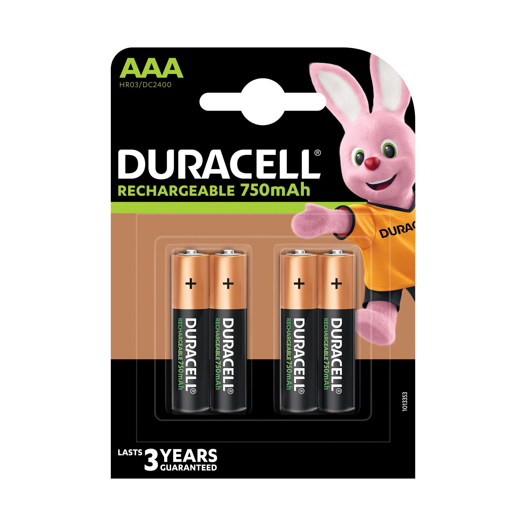 в продаже Аккумулятор Duracell Recharge AAA 750 mAh 4 шт. (5000394045019) - фото 3