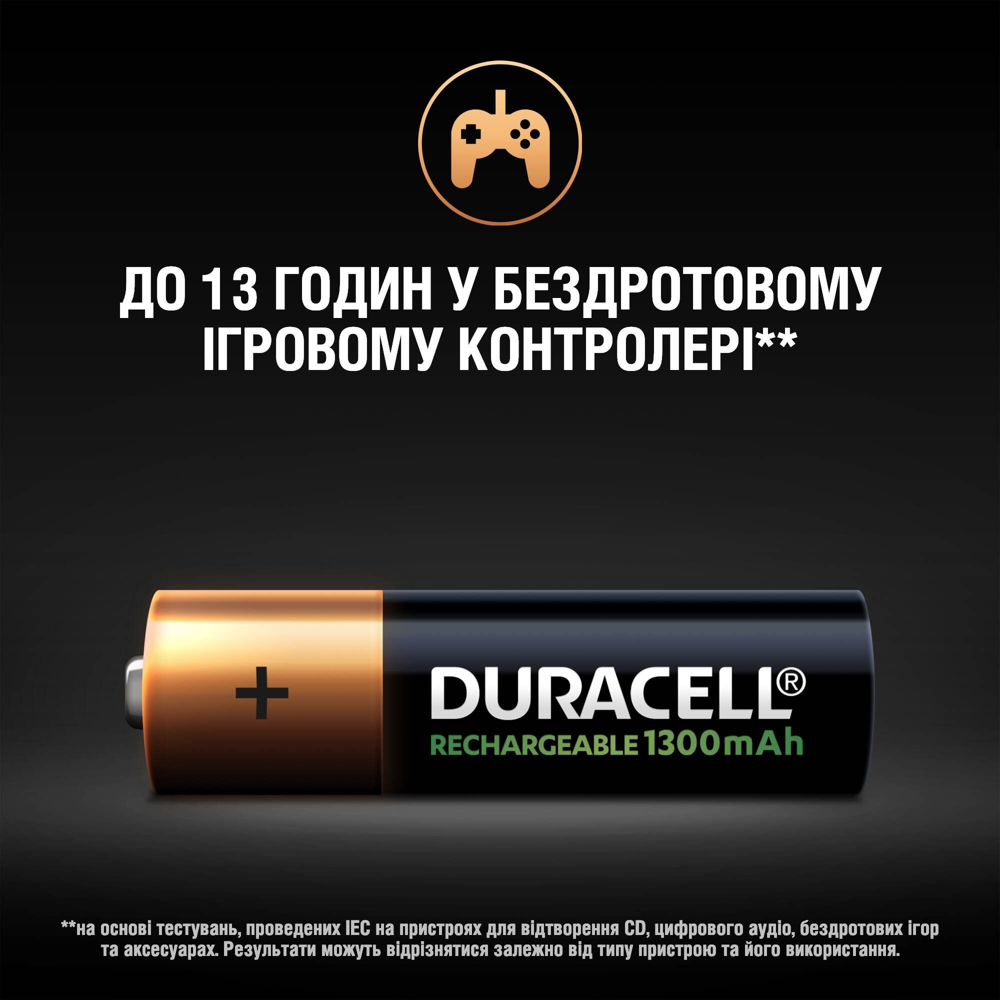 Акумулятор Duracell Recharge AA 1300 mAh 4 шт. інструкція - зображення 6