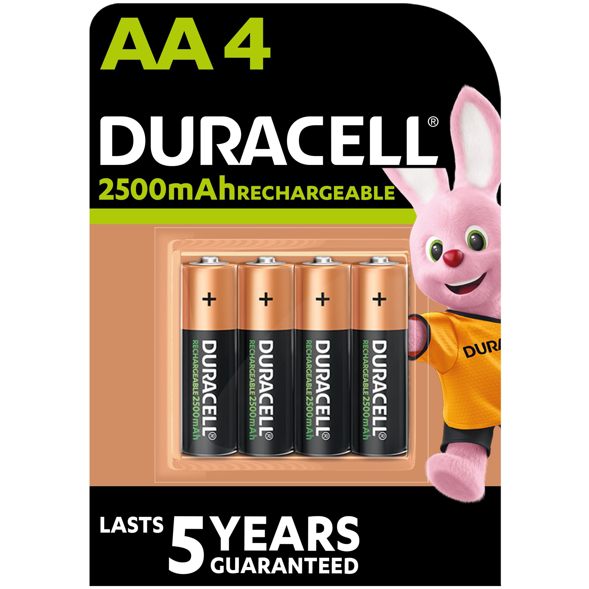 Duracell Turbo AA 2500 mAh 4шт. (5000394057203)