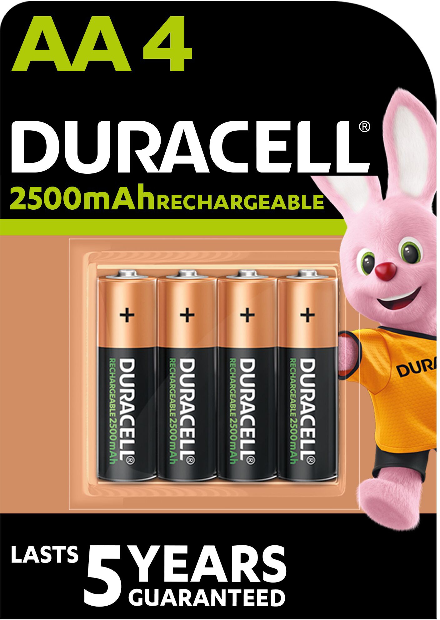 Акумулятор Duracell Turbo AA 2500 mAh 4шт. в інтернет-магазині, головне фото