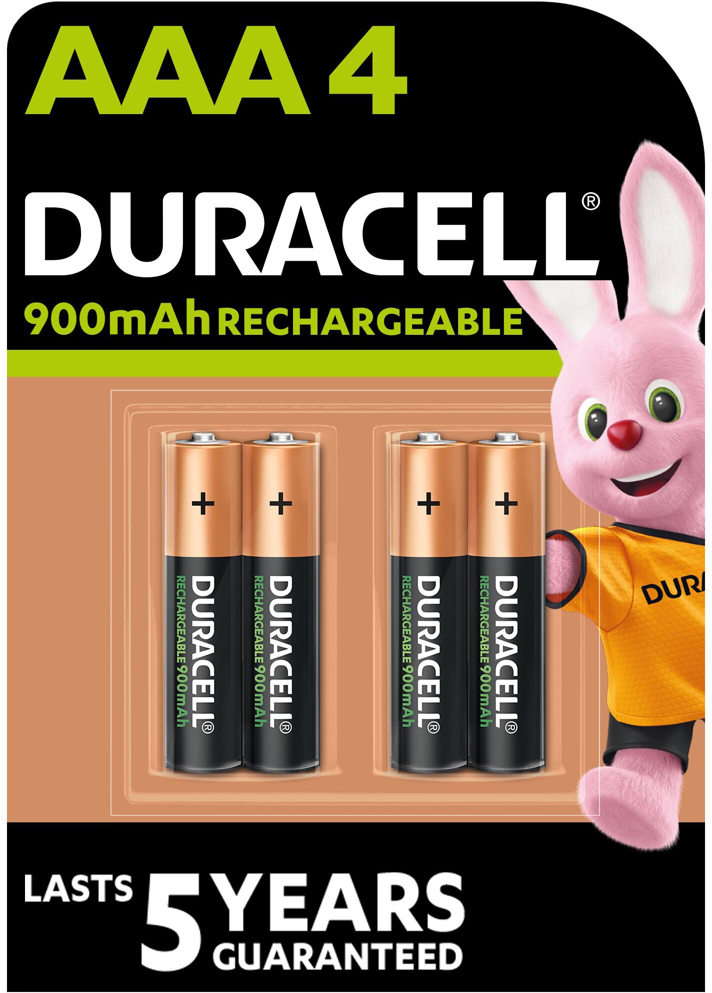 Батарейки типа ААА Duracell Turbo AAA 900 mAh 4шт.