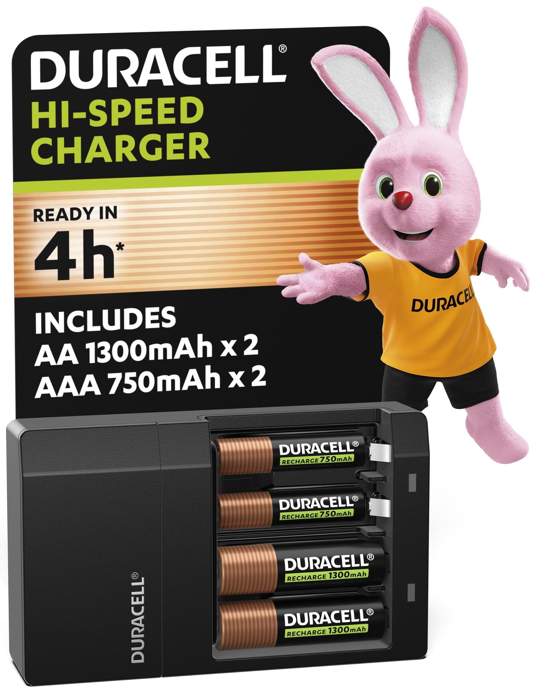 Зарядное устройство Duracell CEF 14+2 AA 1300mAh+2 AAA 750mAh (5000394114500) цена 1295 грн - фотография 2