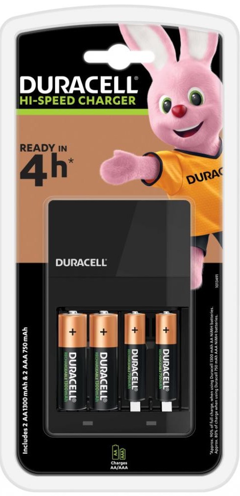 Зарядное устройство Duracell CEF 14+2 AA 1300mAh+2 AAA 750mAh в интернет-магазине, главное фото