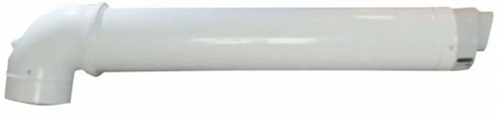 Коаксіальний димохід Ariston 1000 мм, 60/100 мм, з коліном 71.MT7.00.08 в інтернет-магазині, головне фото