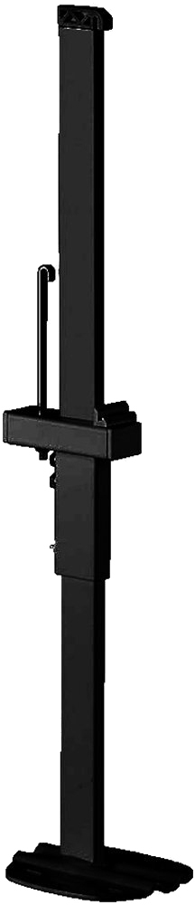 Кронштейн напольный Kermi ВН 300-500, 460 мм, чёрный (ZB01380001_RAL9005_M)