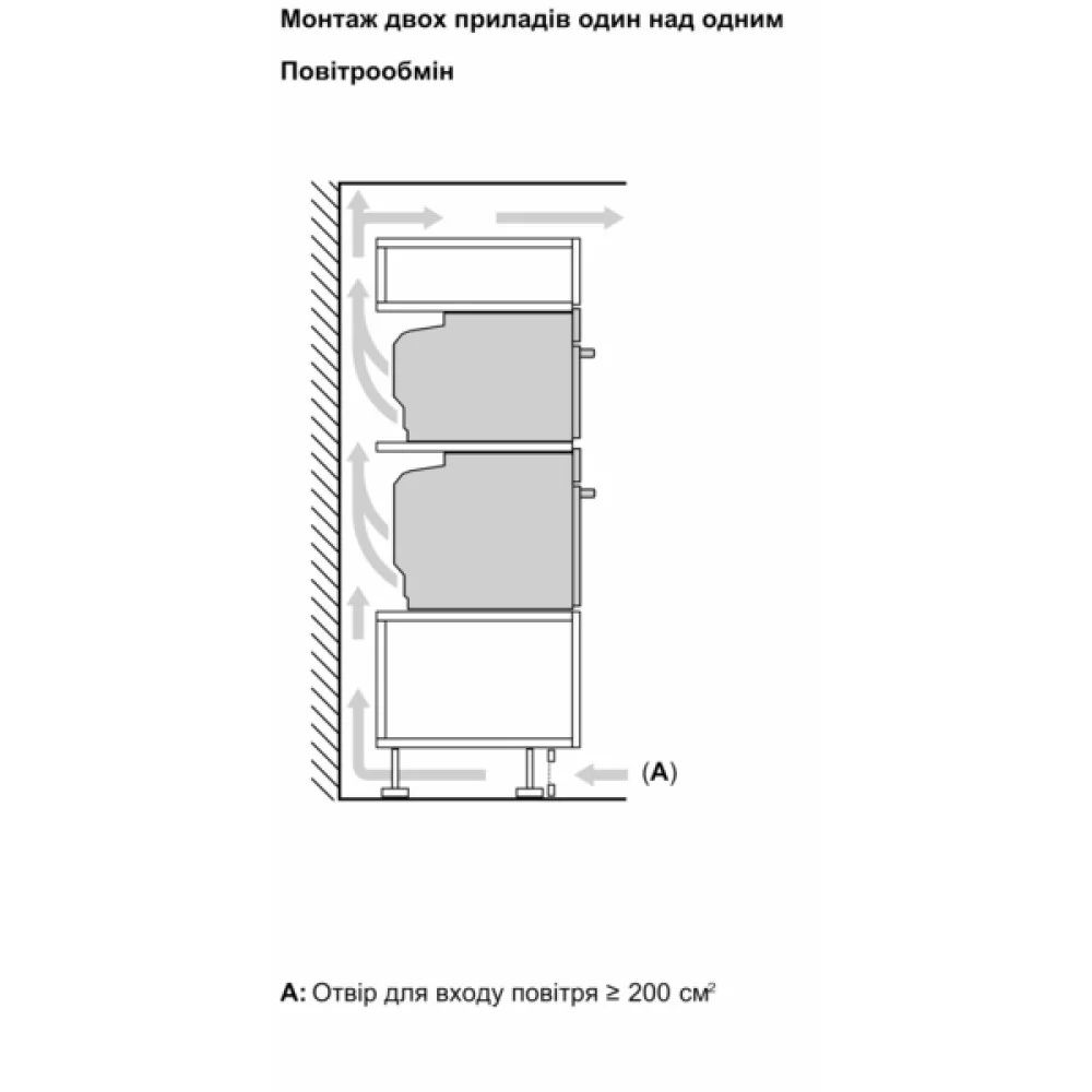 Siemens CS736G1B1 Габаритные размеры