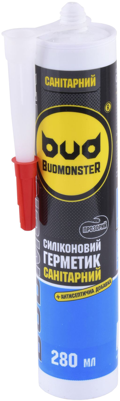 Отзывы герметик на силиконовой основе санитарный Budmonster 280мл прозрачный в Украине