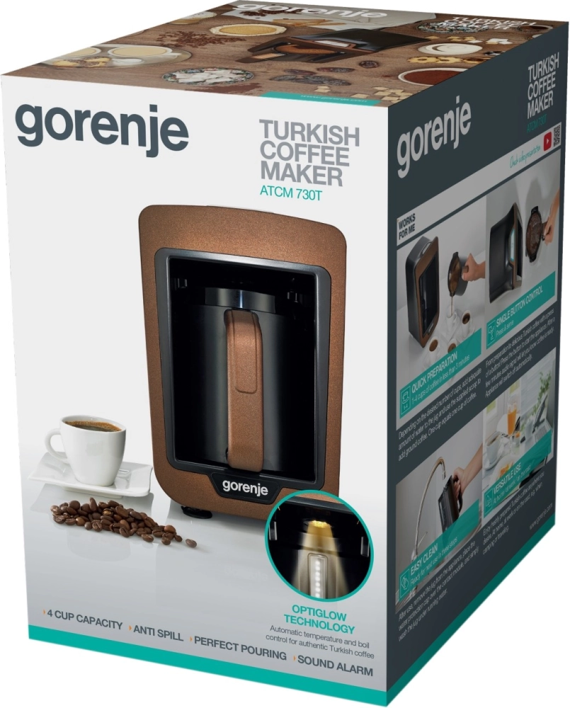 ᐉ Кофеварка Gorenje ATCM730T купить по цене 3 159 грн. в Киеве и Львове ...