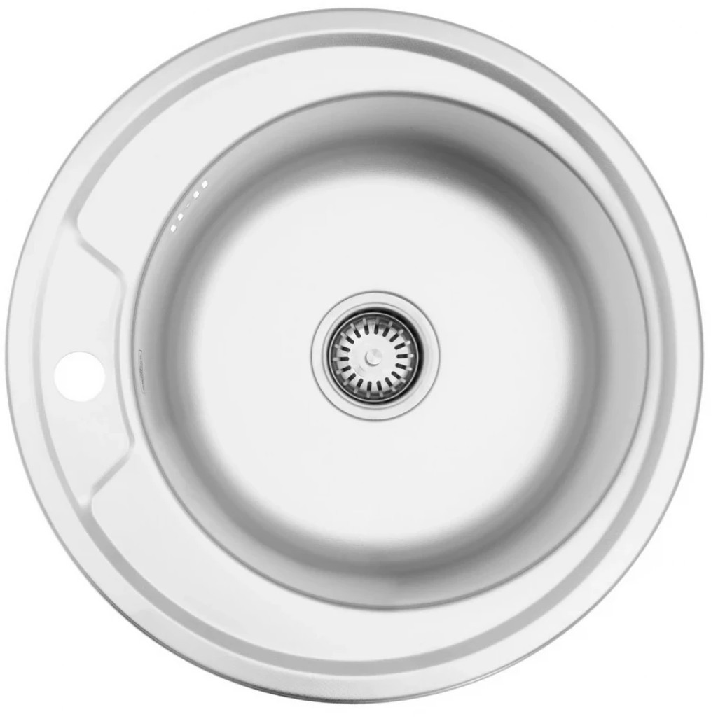 Кухонна мийка Kroner KRP Dekor - 490 (0,8 мм)