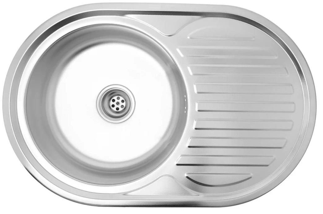 Кухонна мийка Kroner KRP Dekor - 7750 (0,6 мм) в інтернет-магазині, головне фото