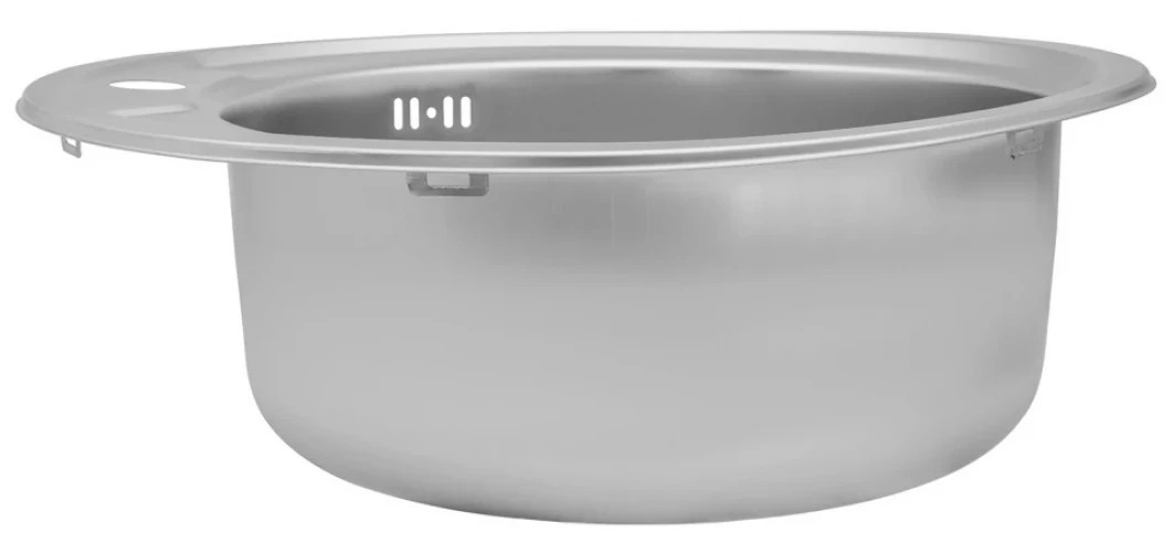 в продажу Кухонна мийка Kroner KRP Satin - 490 (0,8 мм) - фото 3