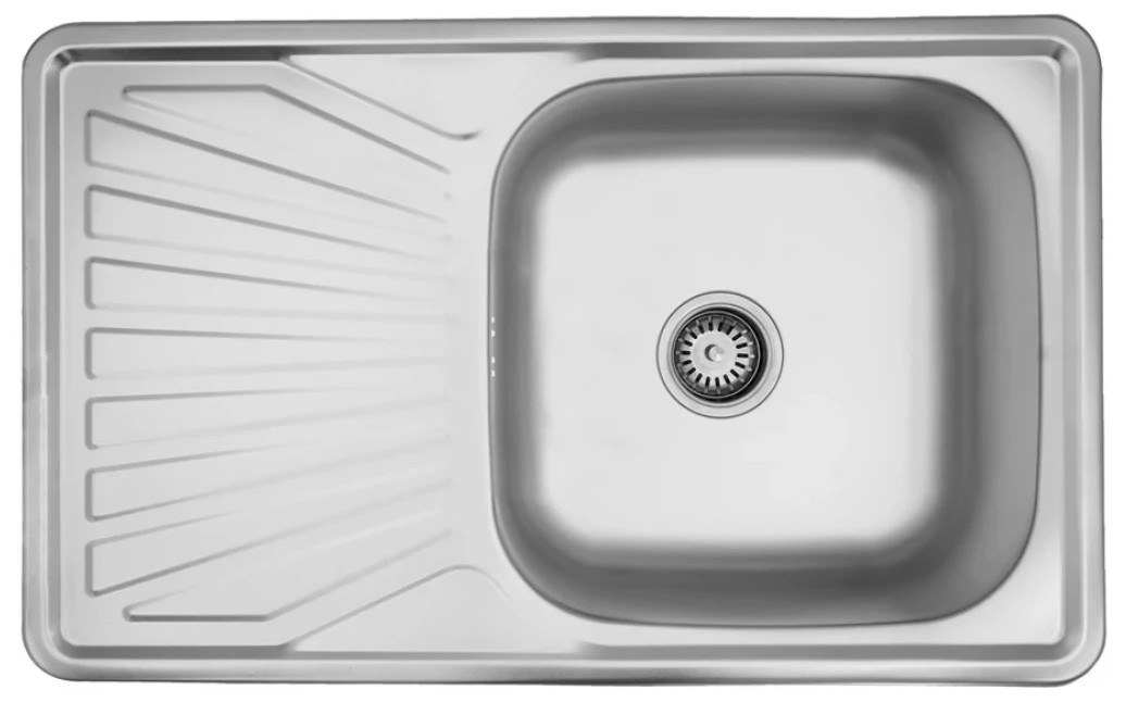 Кухонна мийка Kroner KRP Dekor - 7848 (0,8 мм)