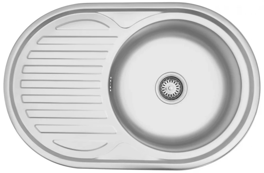 Характеристики кухонна мийка Kroner KRP Satin - 7750 (0,6 мм)