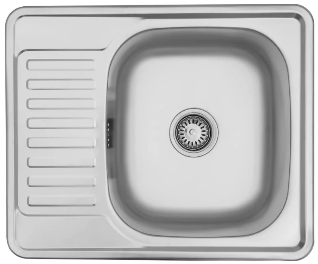 Кухонна мийка Kroner KRP Satin - 5848 (0,8 мм)