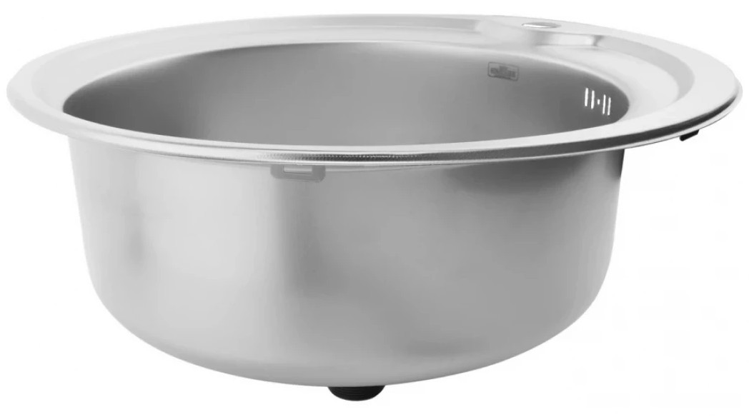 Кухонна мийка Kroner KRP Dekor - 510 (0,6 мм) ціна 1247.00 грн - фотографія 2