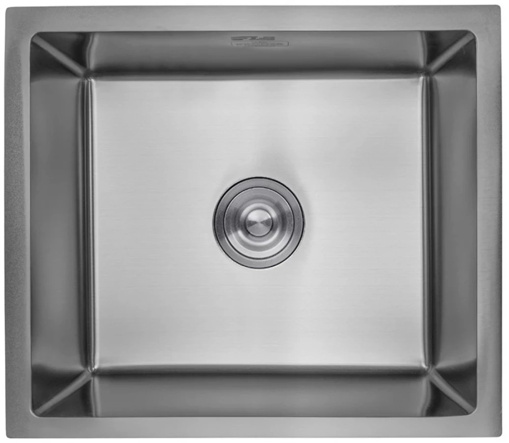 Характеристики кухонная мойка ширина 480 мм Kroner KRP Schwarze - 4843HM PVD (3,0/1,0 мм)