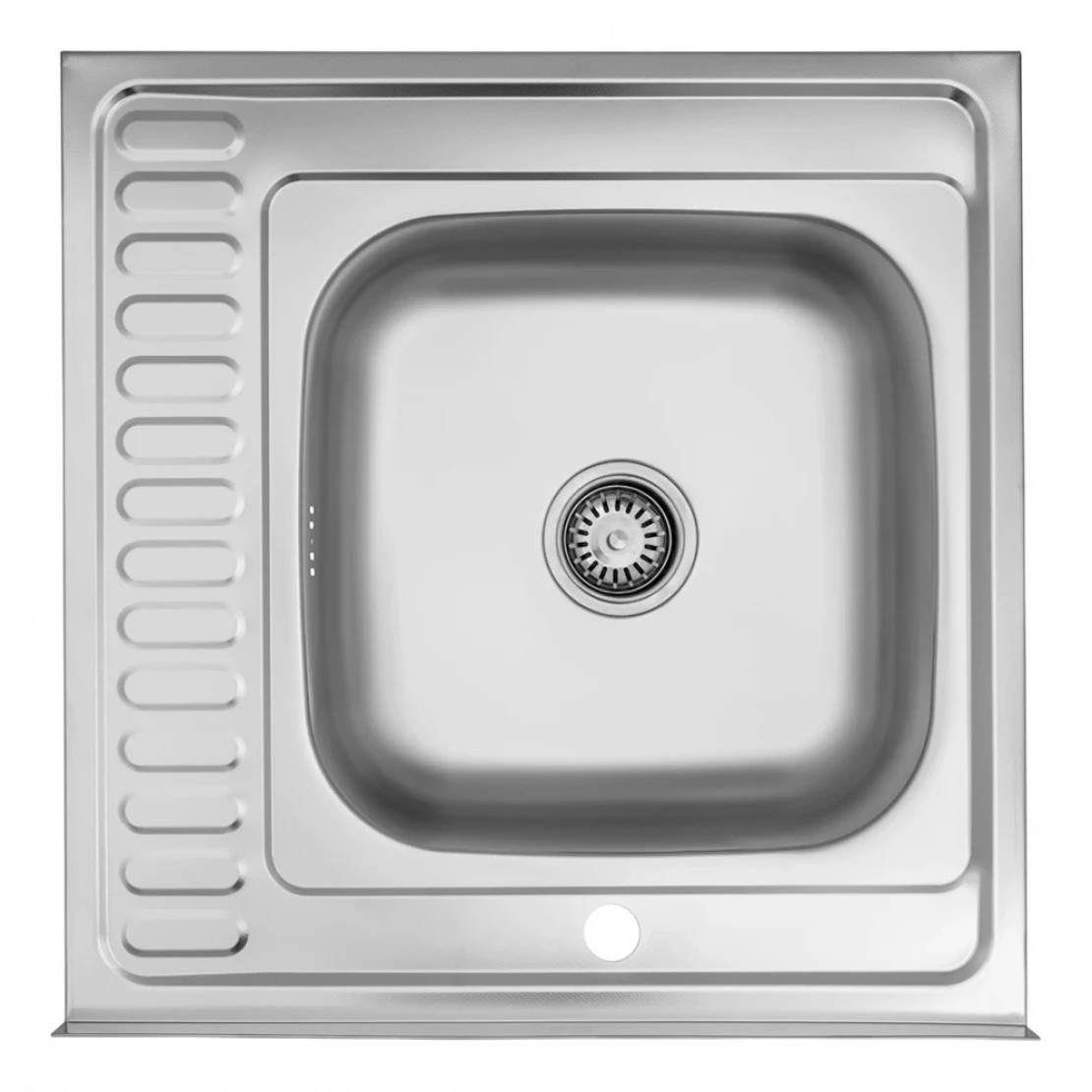 Кухонна мийка Kroner KRP Dekor - 6060L (0,6 мм)