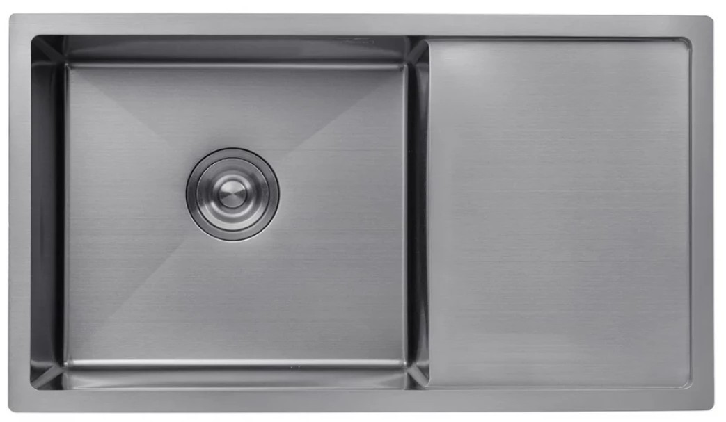 Кухонна мийка Kroner KRP Schwarze - 7844HM PVD (3,0/1,0 мм) в інтернет-магазині, головне фото