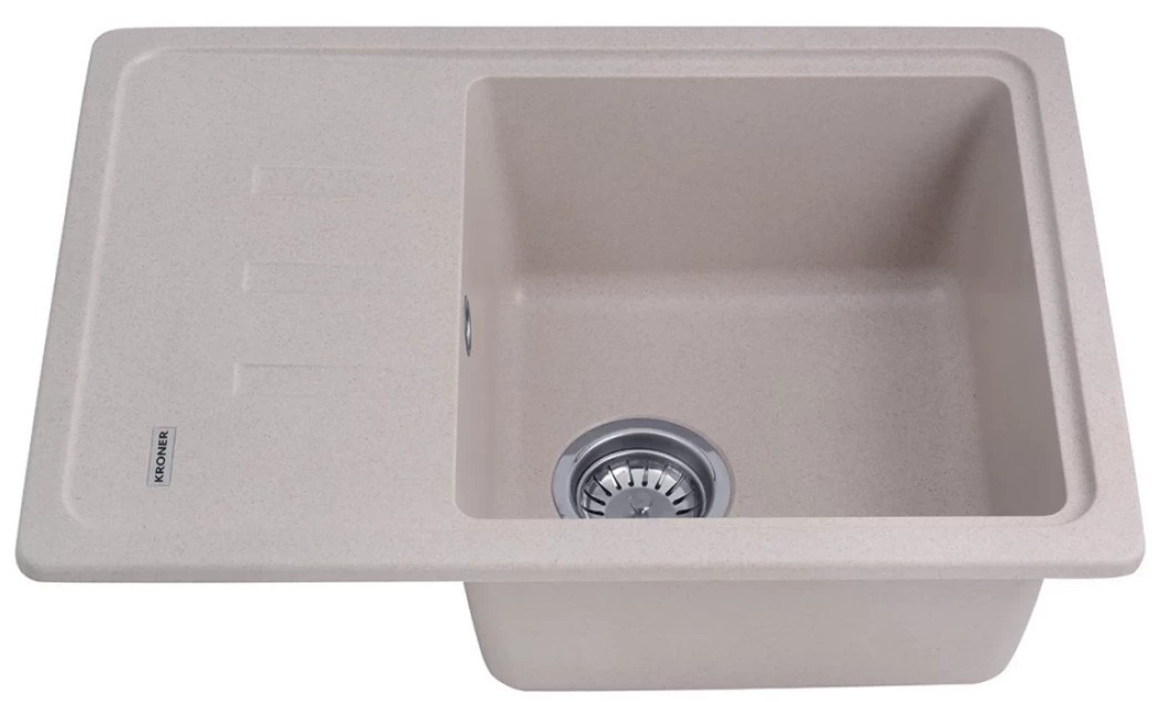 Кухонна мийка Kroner KRP Komposit COL — 6243 ціна 3527 грн - фотографія 2