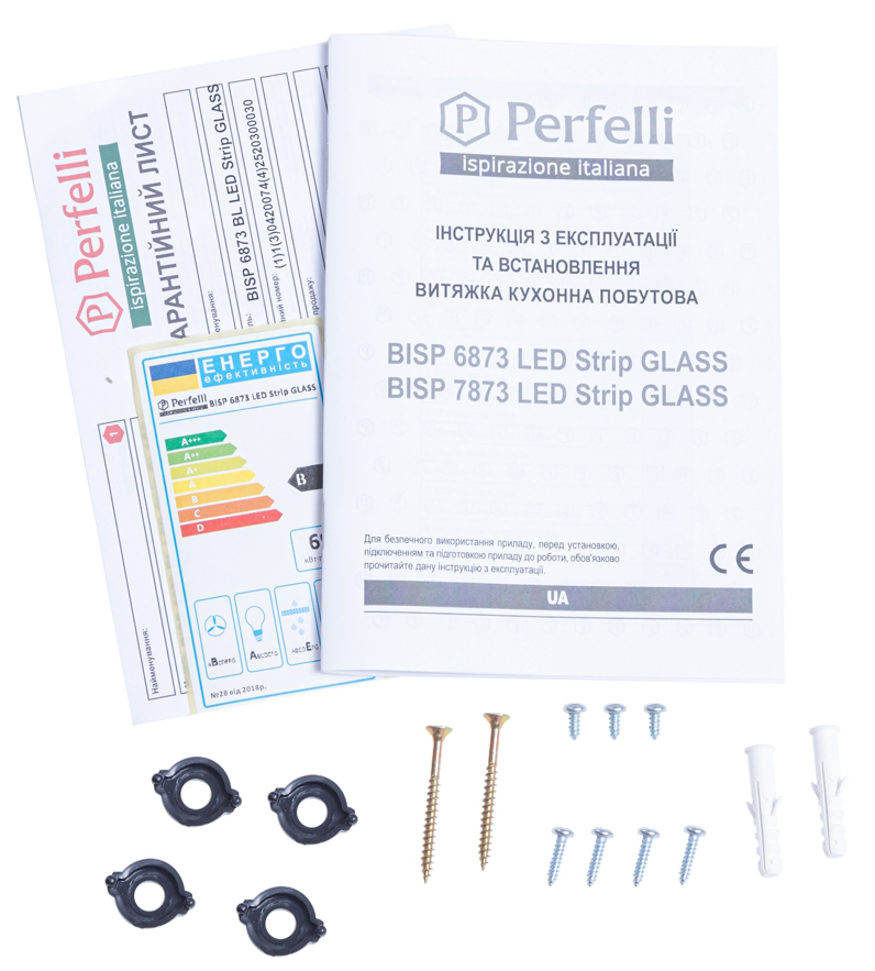 обзор товара Вытяжка полновстраиваемая  Perfelli BISP 6873 BL LED Strip GLASS - фотография 12