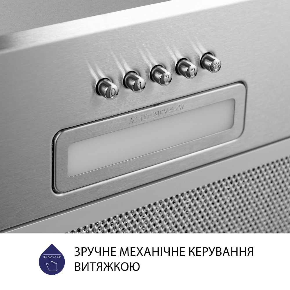 Витяжка кухонна повновбудована Minola HBI 5614 I 1000 LED характеристики - фотографія 7