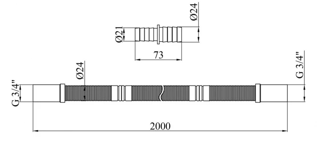 Kroner KRP - DR200 200 см Габаритные размеры