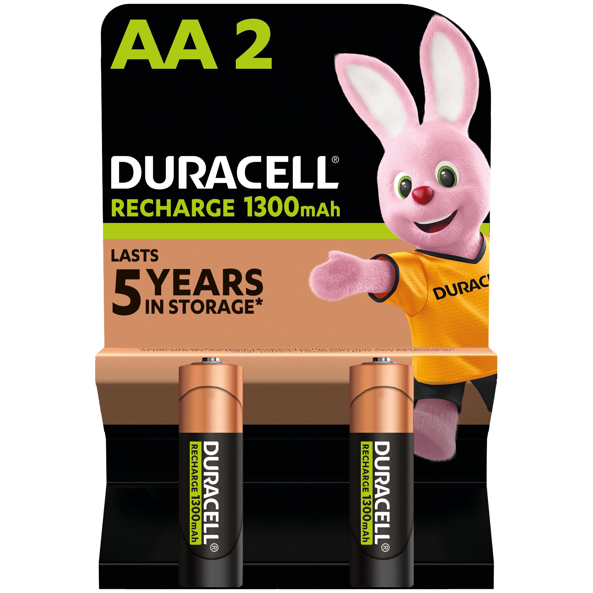 Duracell AA 1300 mAh 2шт. (5000394039186)