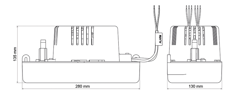 Siccom Flowatch Tank 1,3 Габаритные размеры