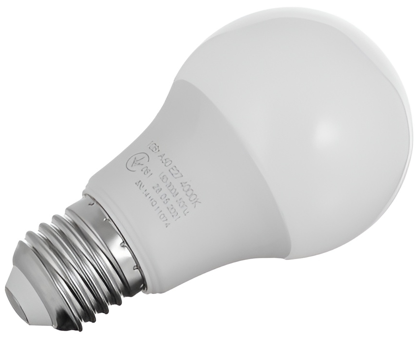 Світлодіодна лампа Intertool LL-4014, A60, 10Вт, E27, 4000K набір 4 од. ціна 261.25 грн - фотографія 2