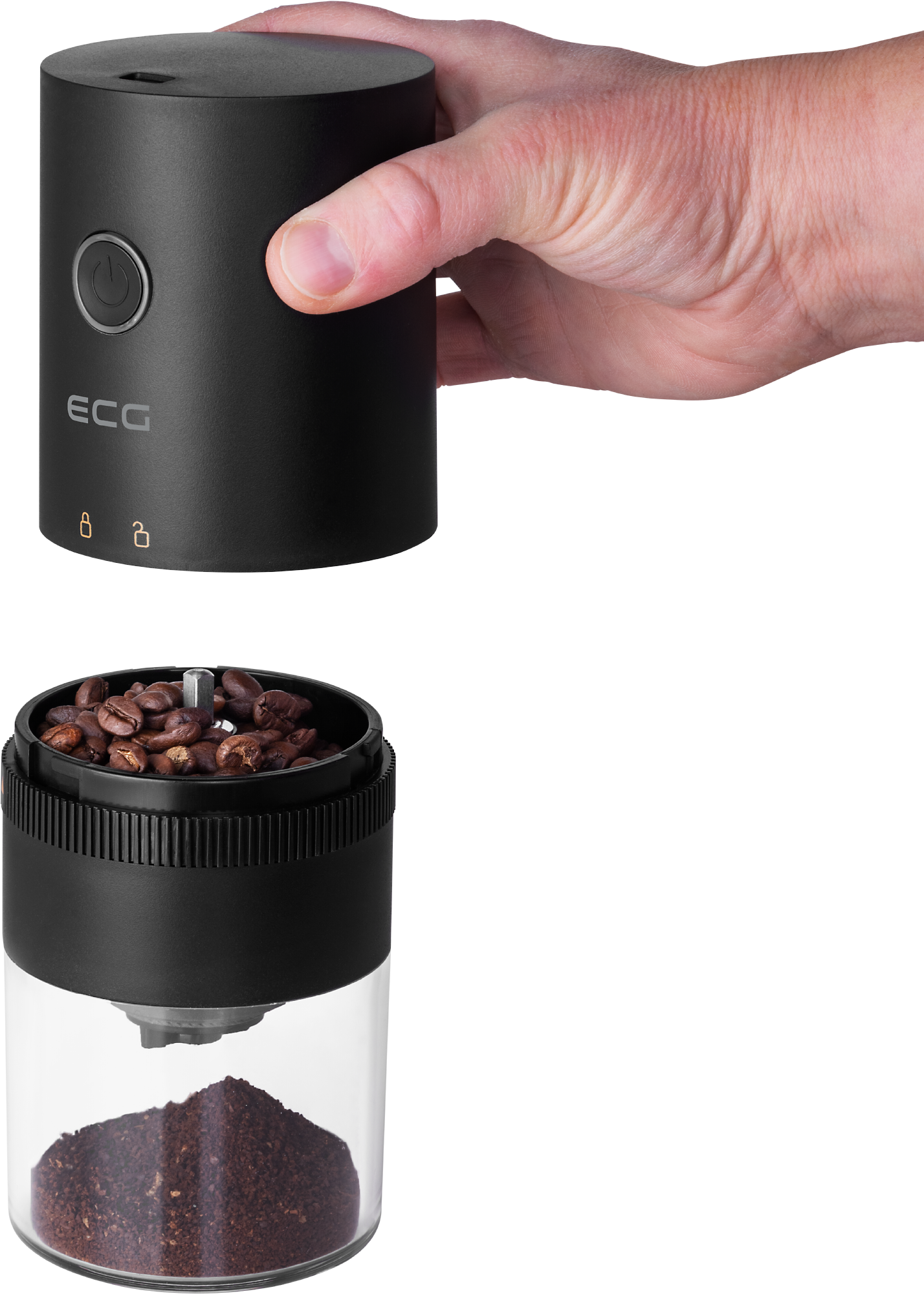 Кофемолка ECG KM150 Minimo Black характеристики - фотография 7