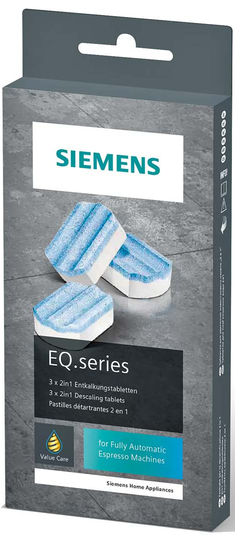 Відгуки таблетки для видалення накипу Siemens TZ80002A