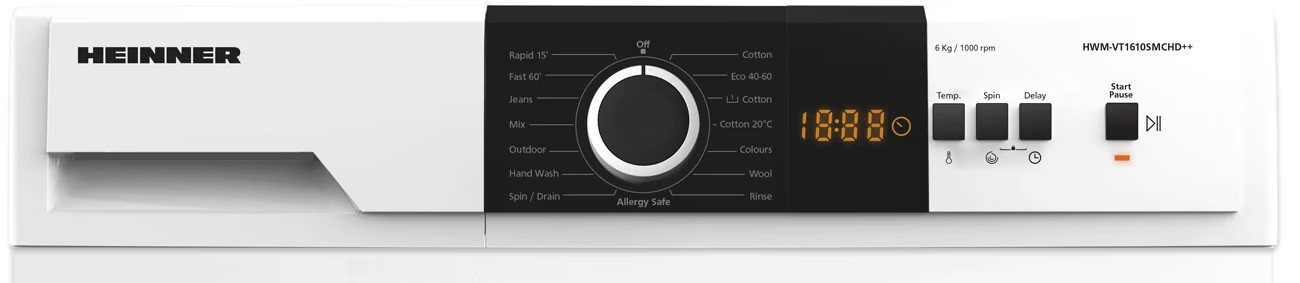 Стиральная машина Heinner HWM-VT1610SMCHD++ цена 10129 грн - фотография 2