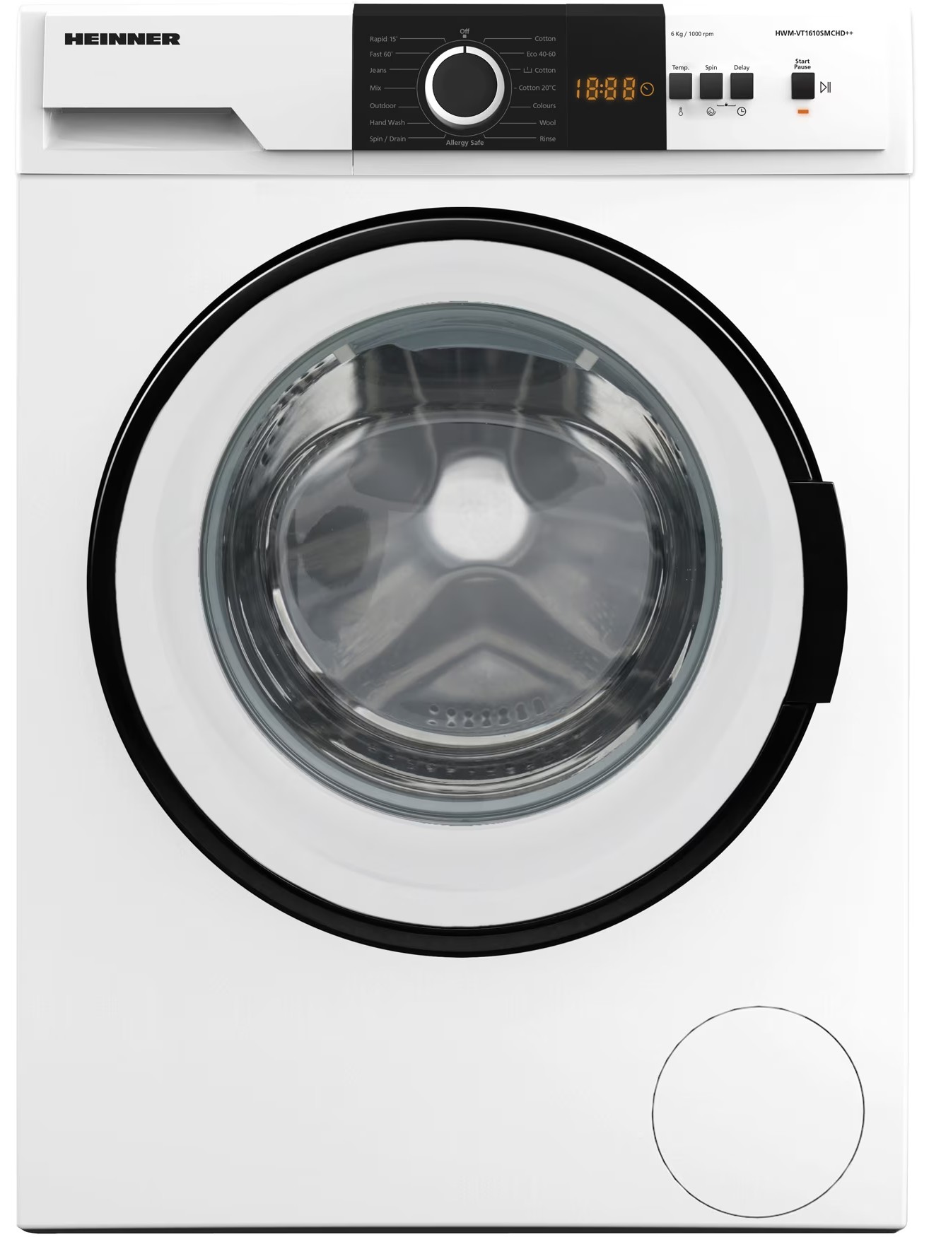 Окремостояча пральна машина Heinner HWM-VT1610SMCHD++