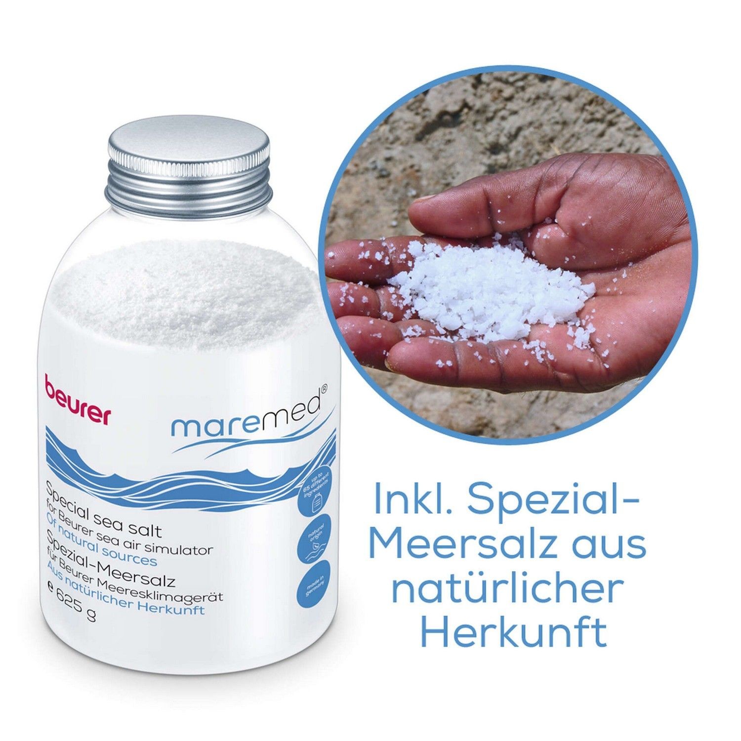 Морская соль Beurer Salt MK 500, 1250 г цена 1798.50 грн - фотография 2