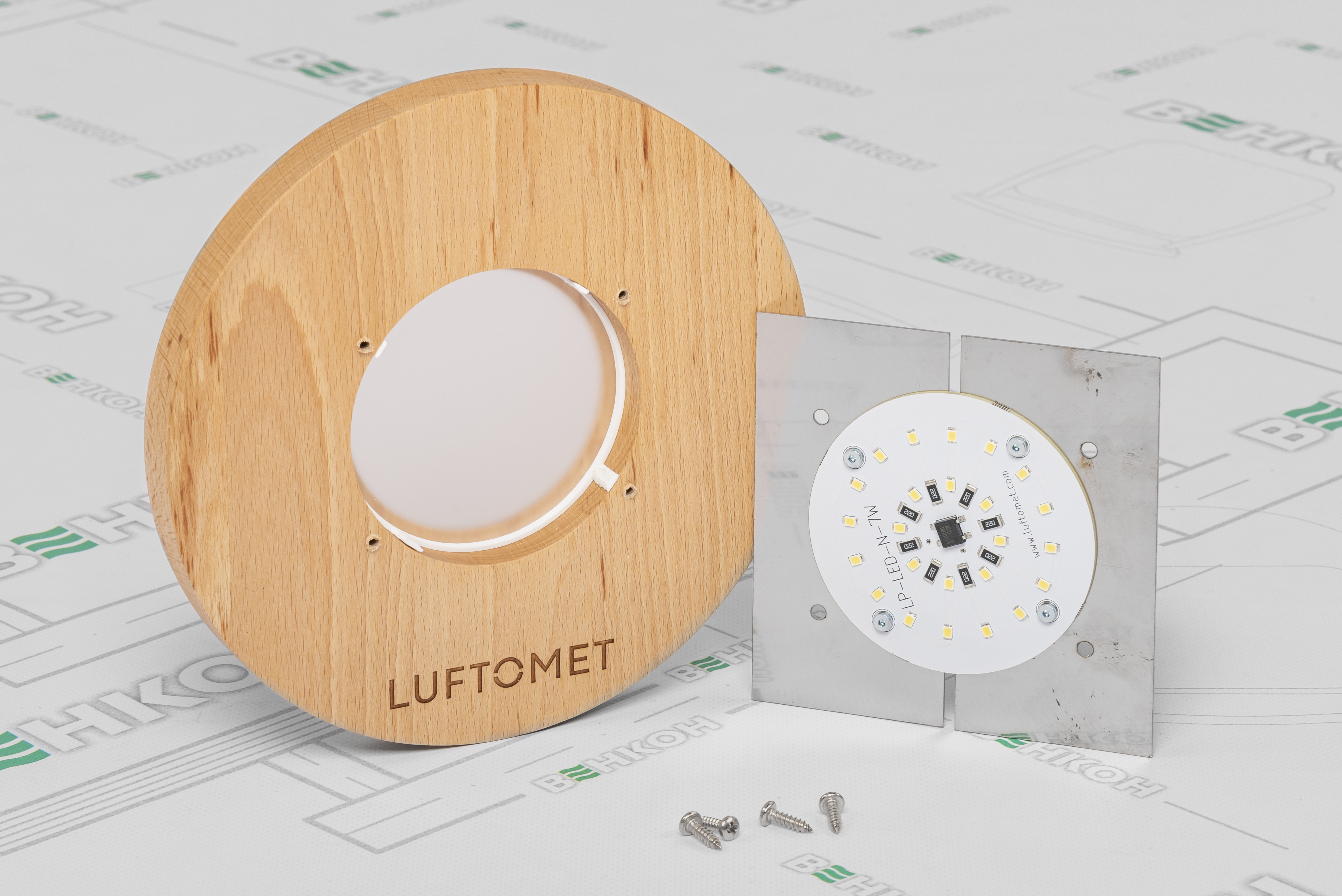 Дифузор Luftomet Lumen LL-W-C-BS-N-7W-100WL інструкція - зображення 6