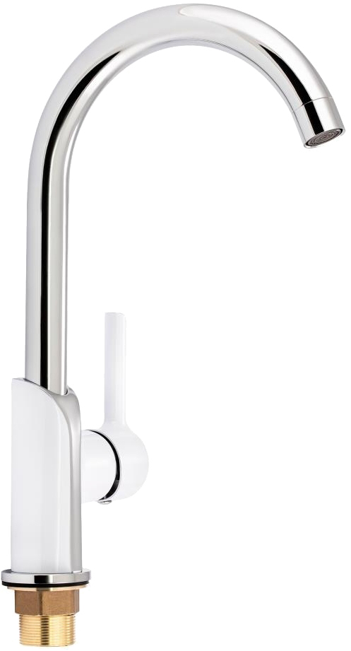 Змішувачі для кухонної мийки Q-Tap Grand QTGRAWCR007F Chrome/White