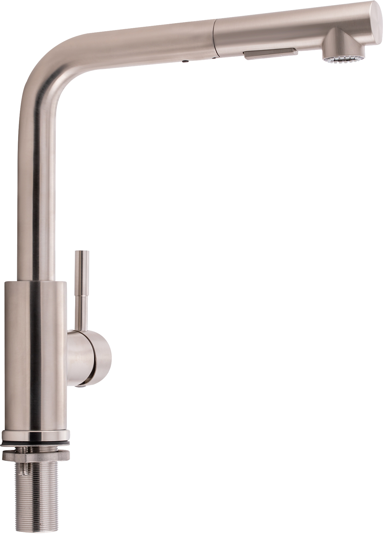 Смесители для кухонной мойки Q-Tap Karuska QTKAR91103FN Brushed Nickel PVD