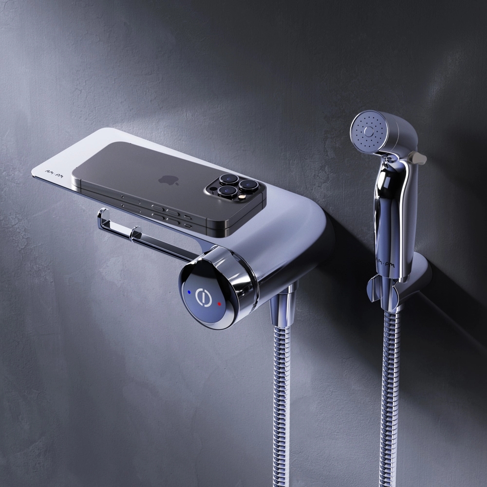 Гігієнічний душ зі змішувачем AM.PM X-Joy TouchReel F0H85A800 ціна 4397 грн - фотографія 2