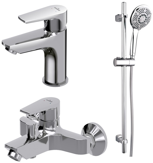 Cersanit B246 Vero з душовим набором Senti 3В1 (S601-126/SZAZ1000376818)