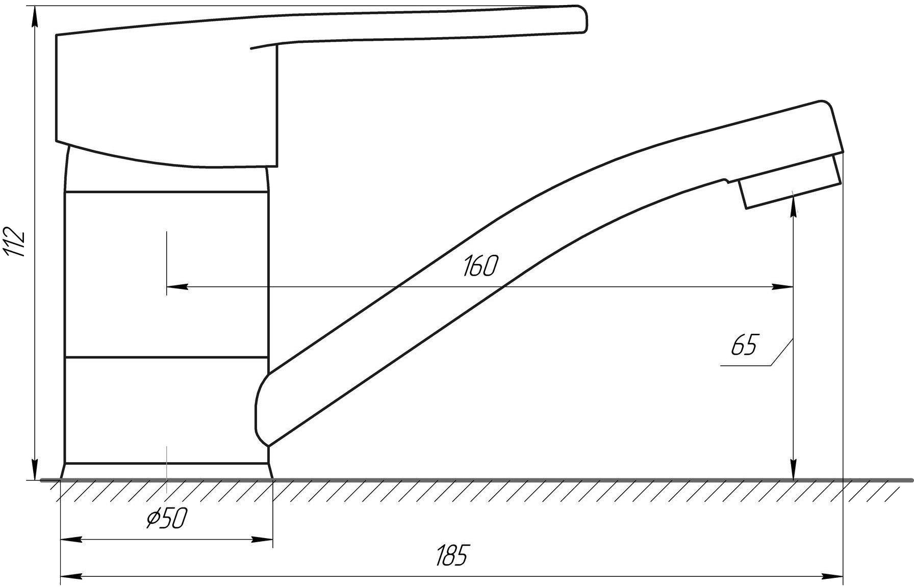 Domino Sirius DSV-203M Габаритные размеры